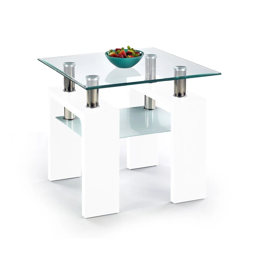 DIANA H SQUARE COFFEE TABLE, WHITE LACQUERED order